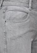 Graue Slim Fit Jeans light grey random wash