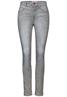 Graue Slim Fit Jeans light grey random wash