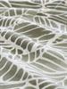 green abstract leaf print