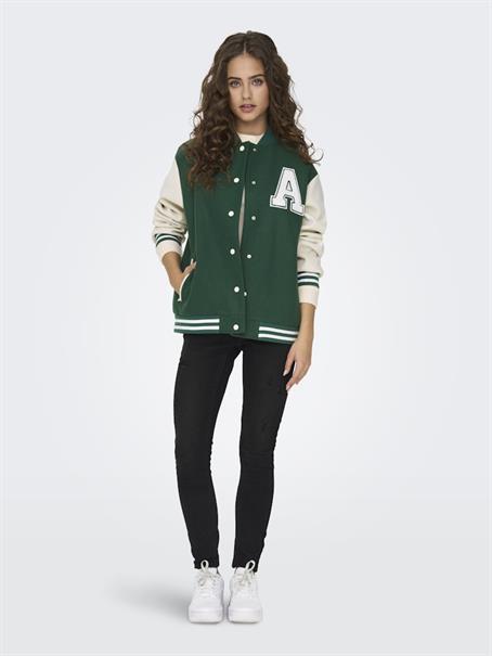green jacket