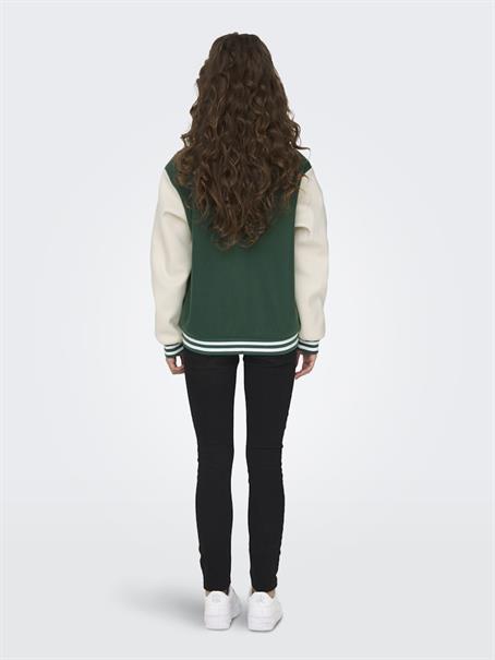 green jacket