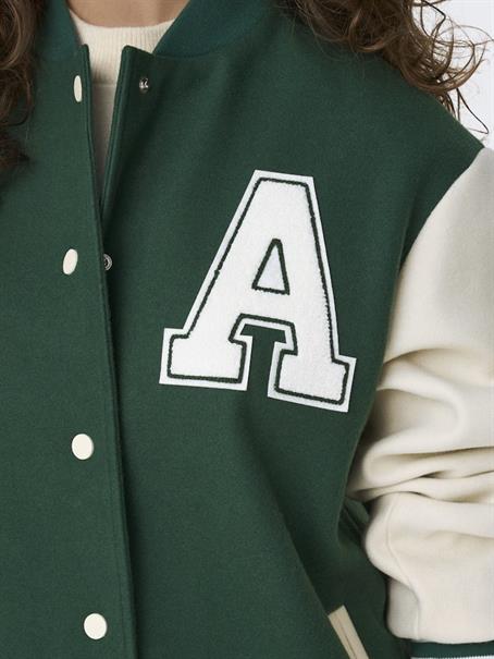 green jacket