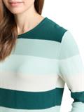 green mint white stripe