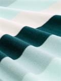 green mint white stripe