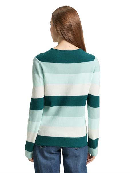 green mint white stripe