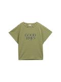 green offwhite tee stripe