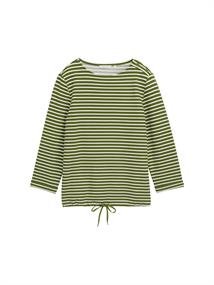 green offwhite tee stripe