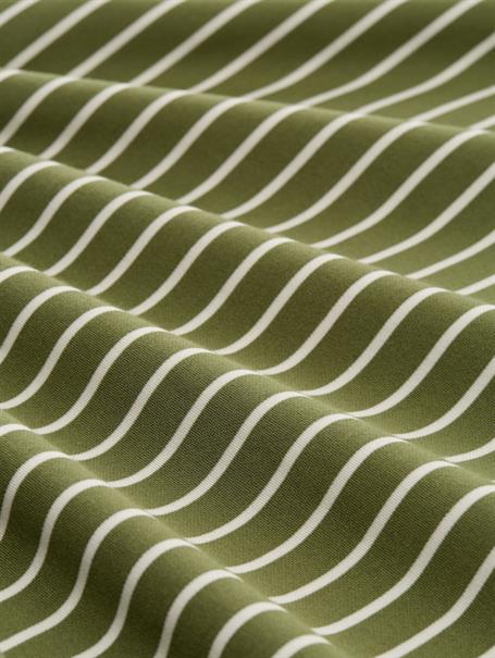 green offwhite tee stripe