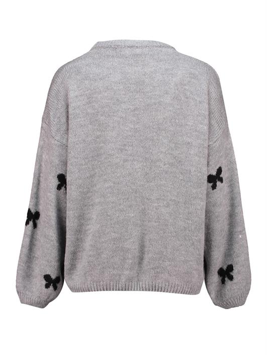 grey-black-bow