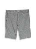 grey melange pique