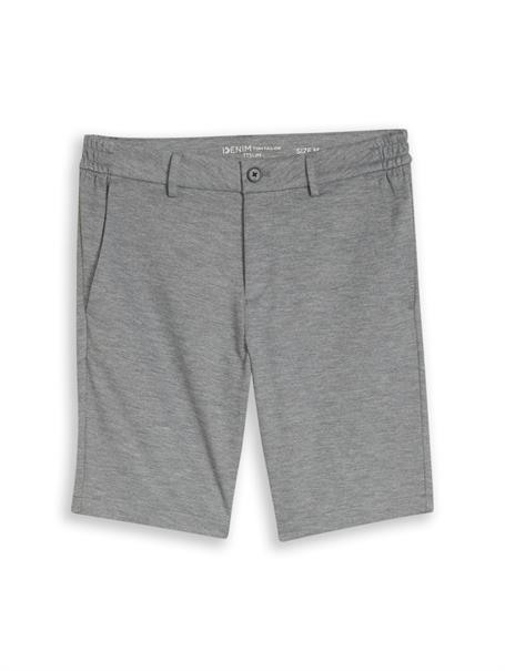 grey melange pique