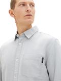 grey mint chambray