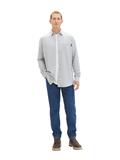 grey mint chambray