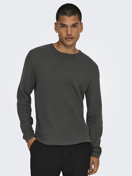 grey pinstripe