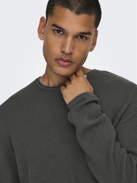 grey pinstripe