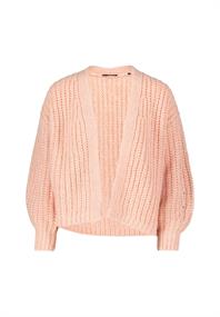 Grobstrickjacke light rose melange