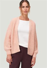 Grobstrickjacke light rose melange