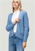 Grobstrickjacke middle blue melange