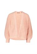 Grobstrickjacke offener Style light rose melange