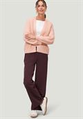 Grobstrickjacke offener Style light rose melange
