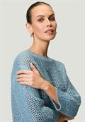 Grobstrickpullover bluesilver