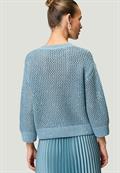 Grobstrickpullover bluesilver