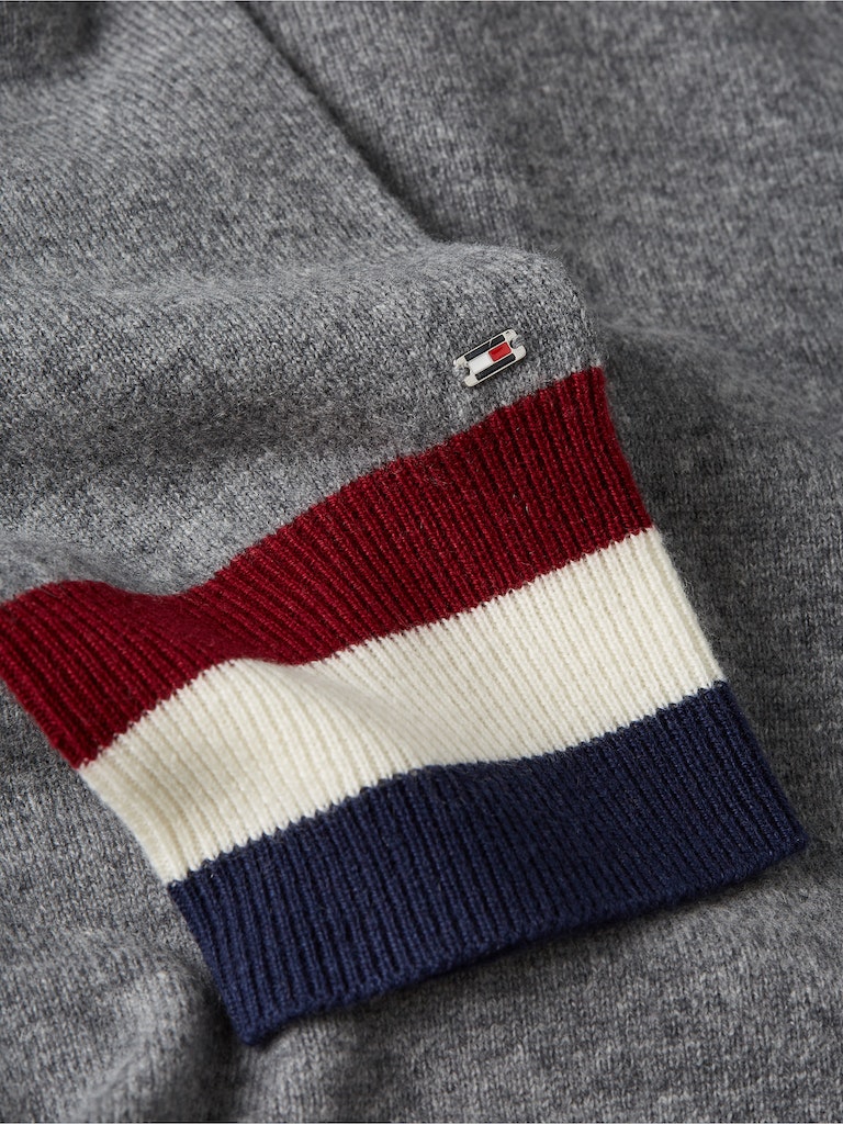 Tommy Hilfiger Damen Pullover GS WOOL CASHMERE CARDIGAN med  