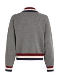 GS WOOL CASHMERE MOCK-NK SWT med heather grey