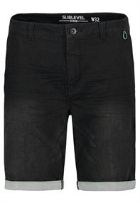 HAKA Chino Bermuda black denim b22