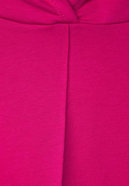 Halbarm Kapuzenshirt nu pink