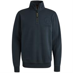 Half zip collar soft brushed terry salute