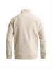 half zip interlock jersey bone white