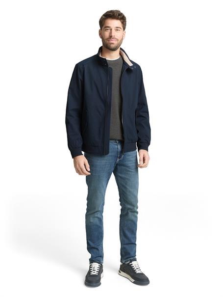Harrington Jacke aus wasserabweisendem Material sky captain blue