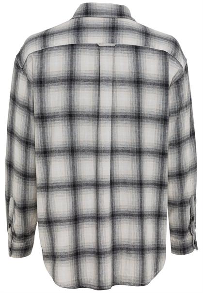 heather grey check