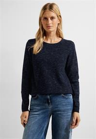 heather night sky blue melange