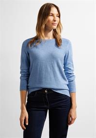 heather real blue melange