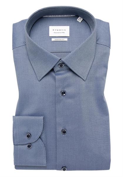 Hemd Dobbydesign Langarm denim