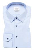 Hemd Dobbydesign Langarm hellblau