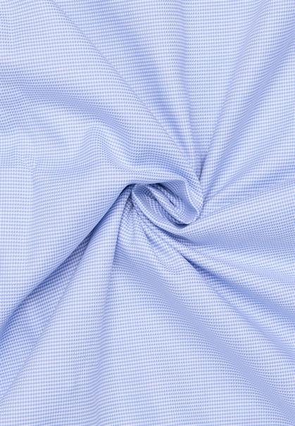 Hemd Hahnentritt Kurzarm hellblau