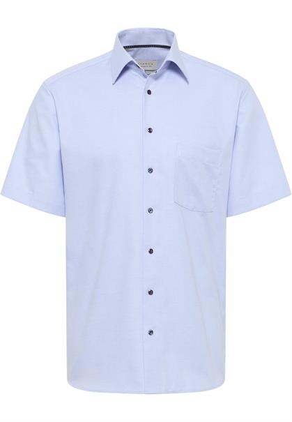 Hemd Hahnentritt Kurzarm hellblau