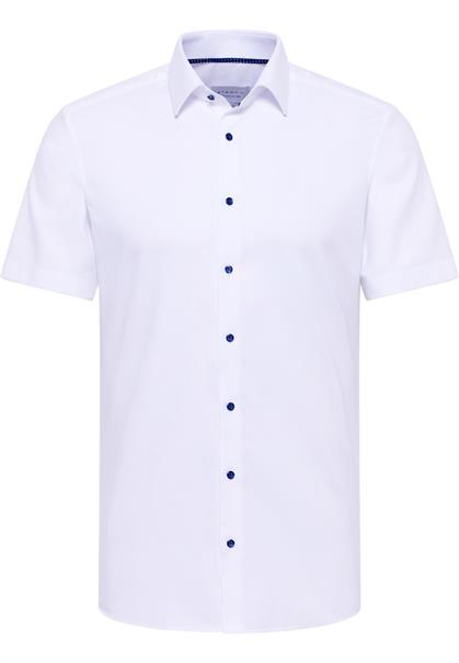 Hemd Hahnentritt Kurzarm weiß