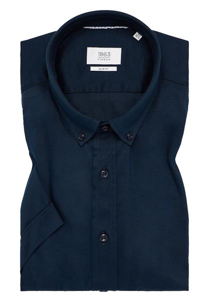 Hemd Jersey Kurzarm dunkelblau