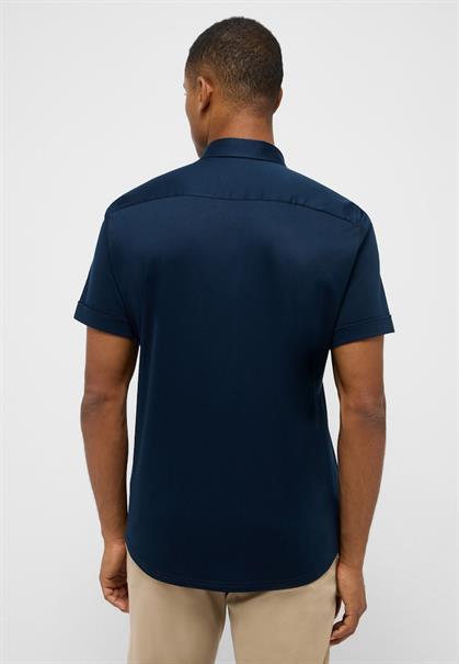 Hemd Jersey Kurzarm dunkelblau