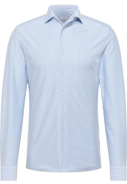 Hemd Jersey Langarm blau