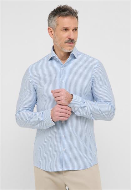 Hemd Jersey Langarm blau