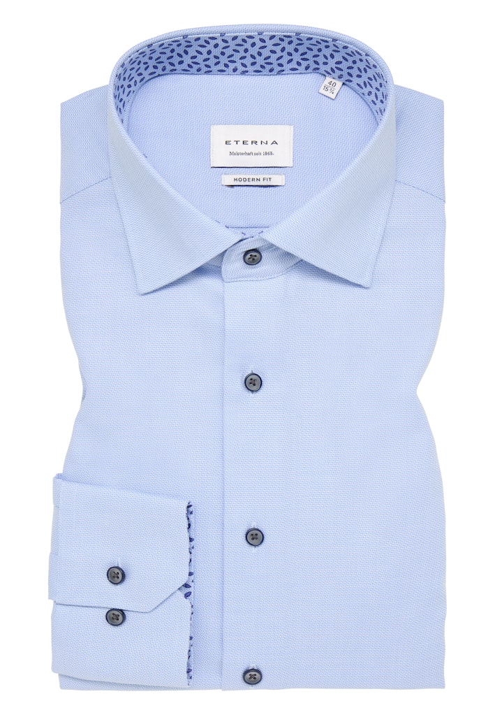 Eterna Langarmhemd "MODERN FIT", NON IRON (bügelfrei) günstig online kaufen