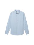 Hemd mit Brusttasche light blue chambray