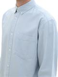 Hemd mit Brusttasche light blue chambray