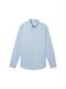 Hemd mit Brusttasche light blue chambray
