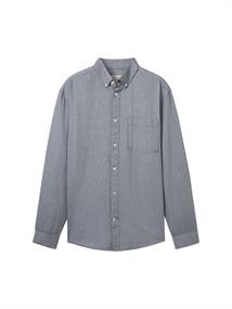 Hemd mit Brusttasche navy chambray